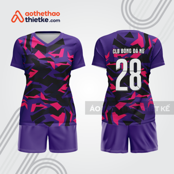 Mẫu thiết kế đồng phục đá bóng nữ đẹp bdc210