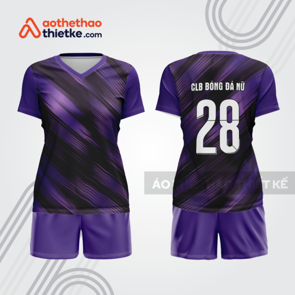 Mẫu thiết kế đồng phục đá bóng nữ đẹp bdc216