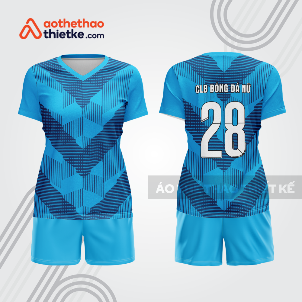 Mẫu thiết kế đồng phục đá bóng nữ đẹp bdc217