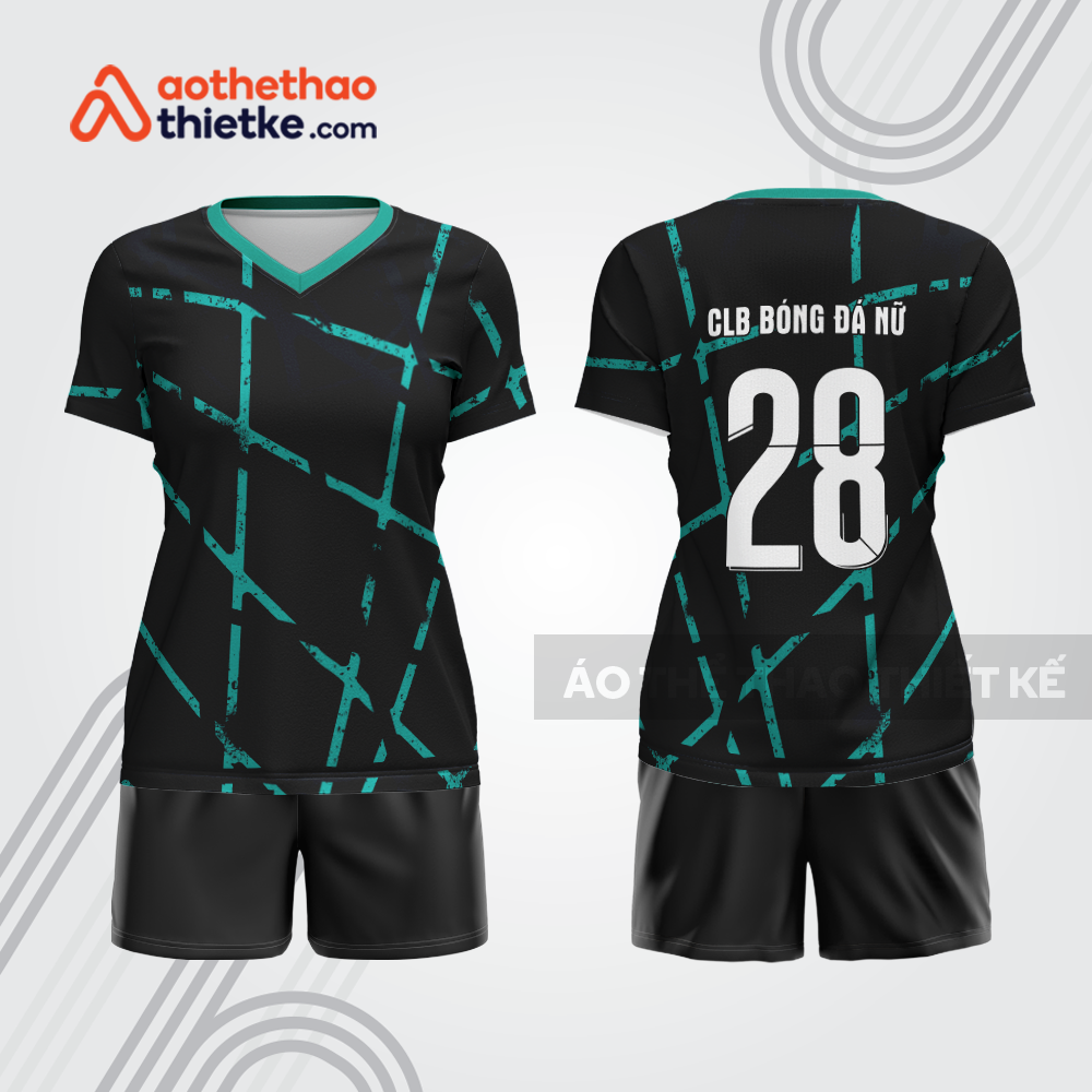 Mẫu thiết kế đồng phục đá bóng nữ đẹp bdc219