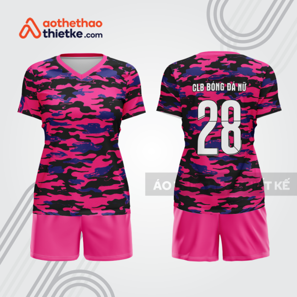Mẫu thiết kế đồng phục đá bóng nữ đẹp bdc221