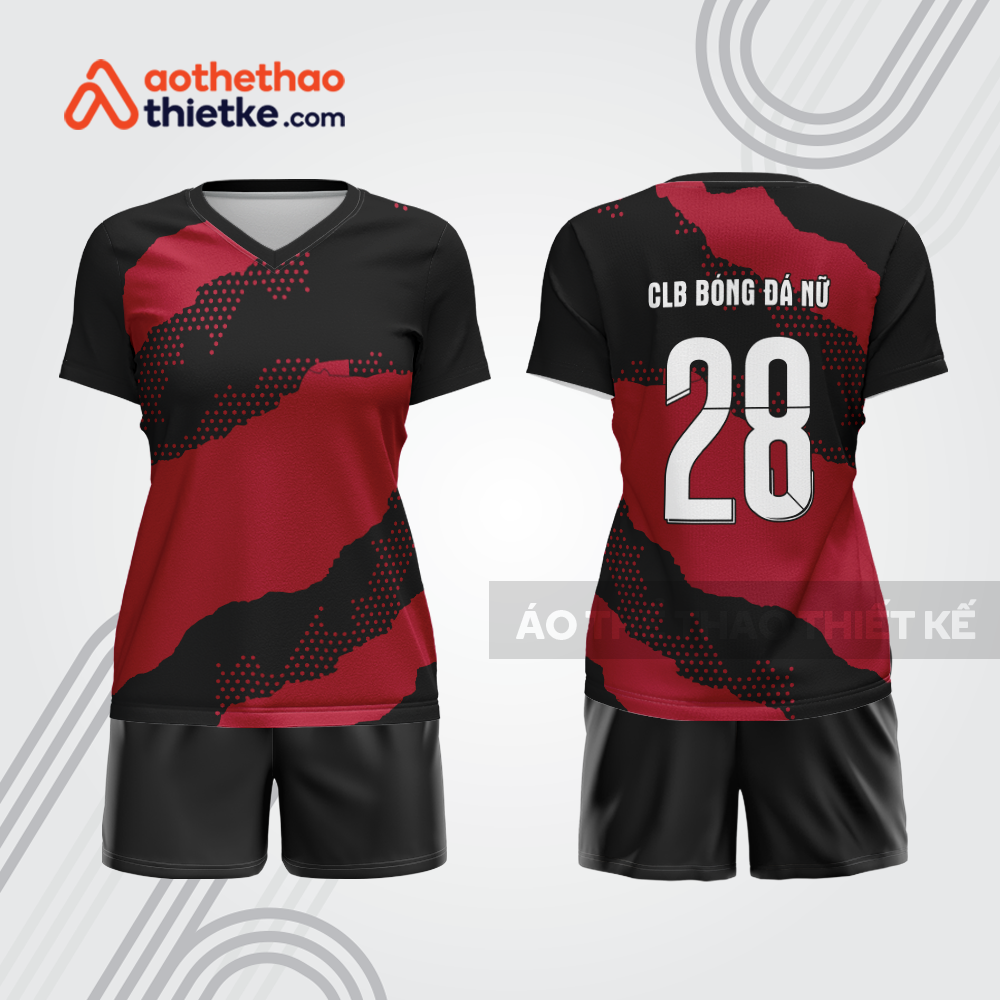 Mẫu thiết kế đồng phục đá bóng nữ đẹp bdc222