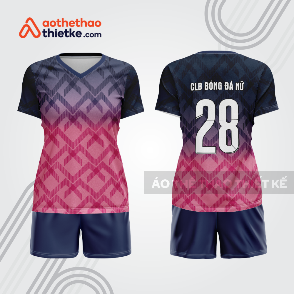 Mẫu thiết kế đồng phục đá bóng nữ đẹp bdc226