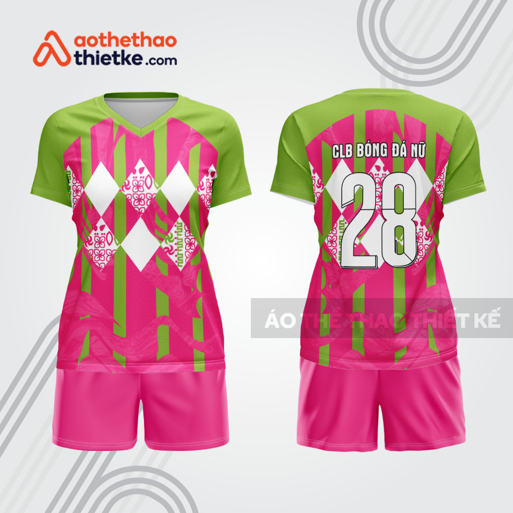 Mẫu thiết kế đồng phục đá bóng nữ đẹp bdc233