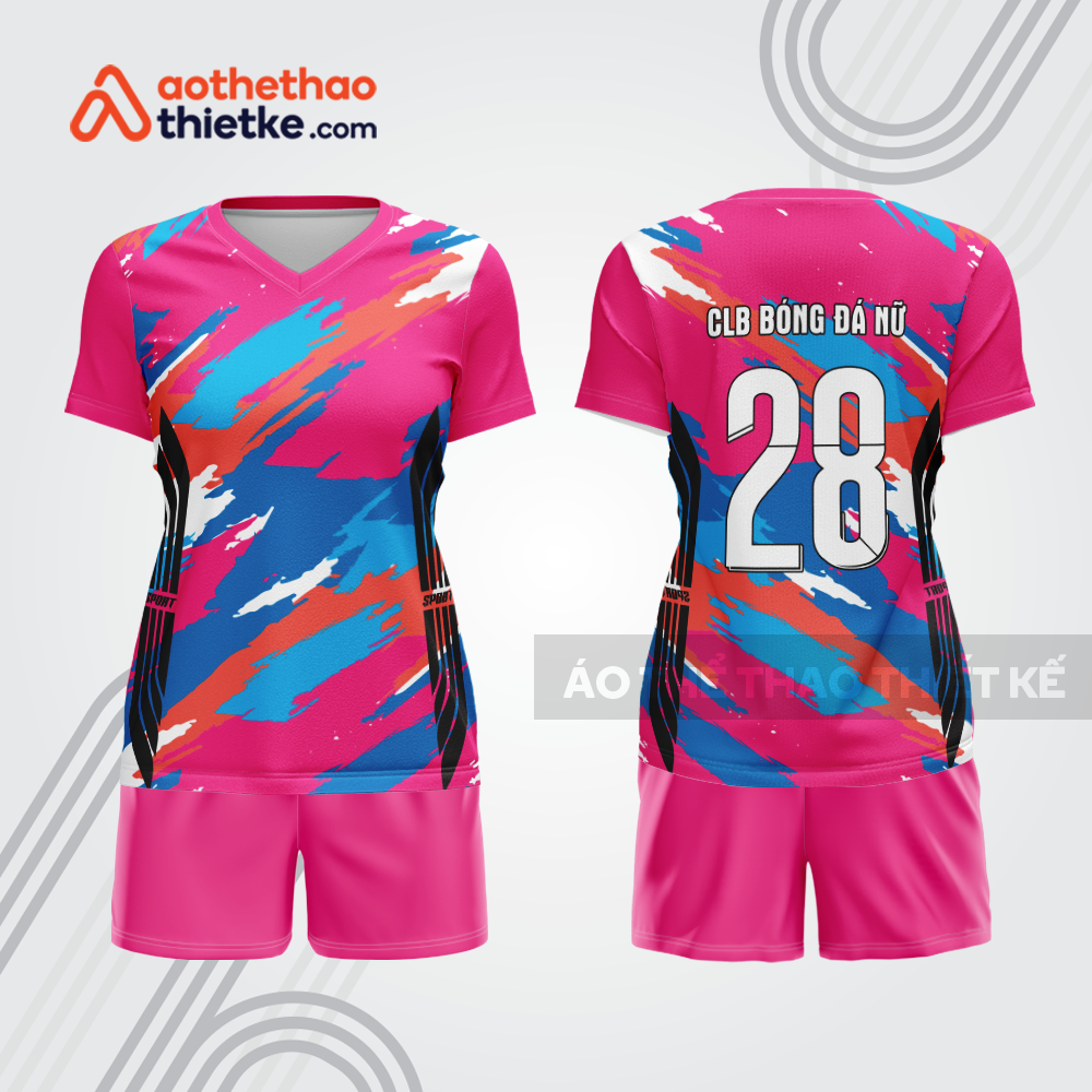 Mẫu thiết kế đồng phục đá bóng nữ đẹp bdc234