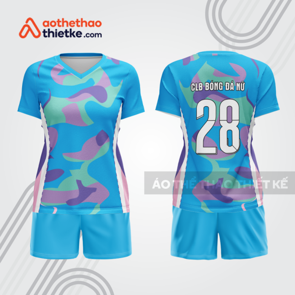 Mẫu thiết kế đồng phục đá bóng nữ đẹp bdc235