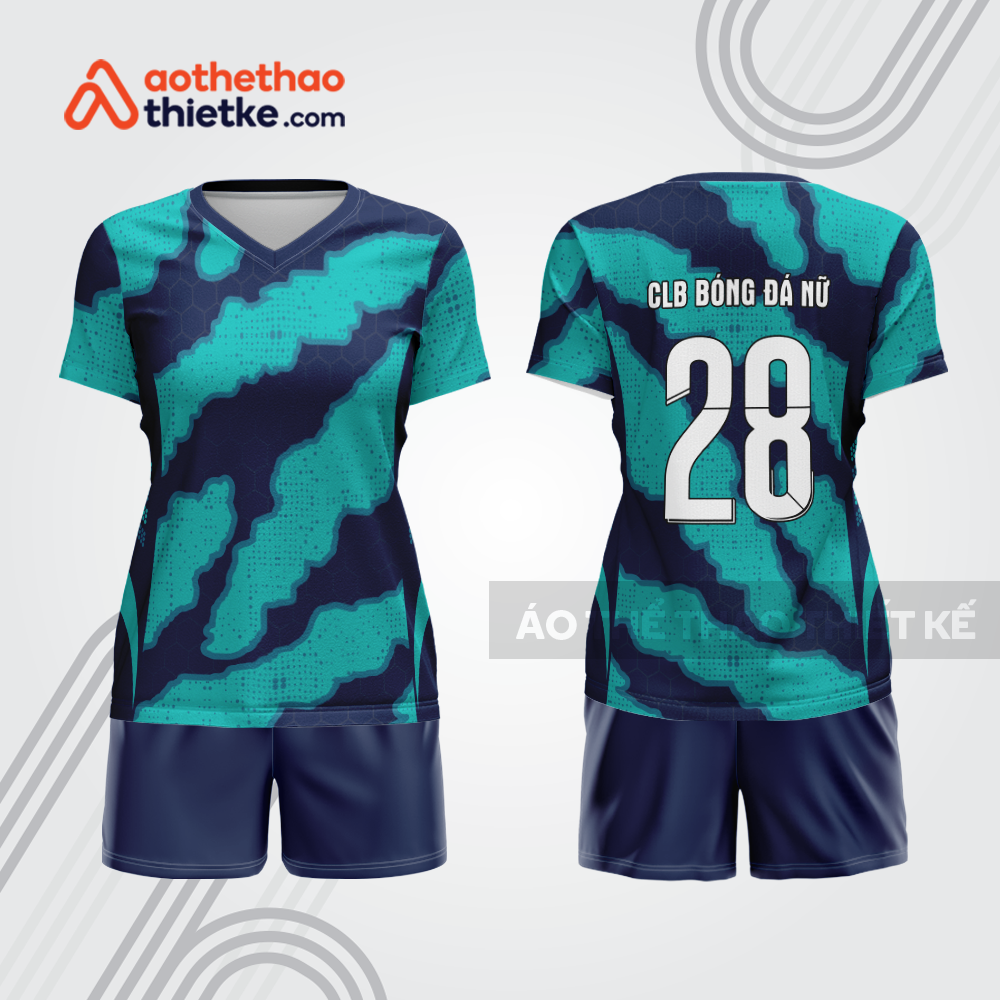 Mẫu thiết kế đồng phục đá bóng nữ đẹp bdc236