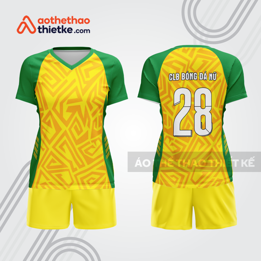 Mẫu thiết kế đồng phục đá bóng nữ đẹp bdc237