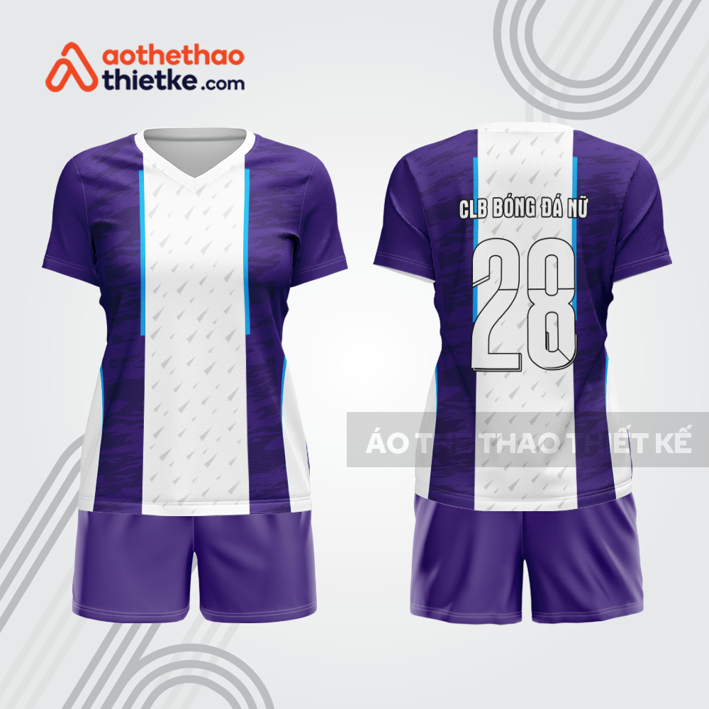 Mẫu thiết kế đồng phục đá bóng nữ đẹp bdc238