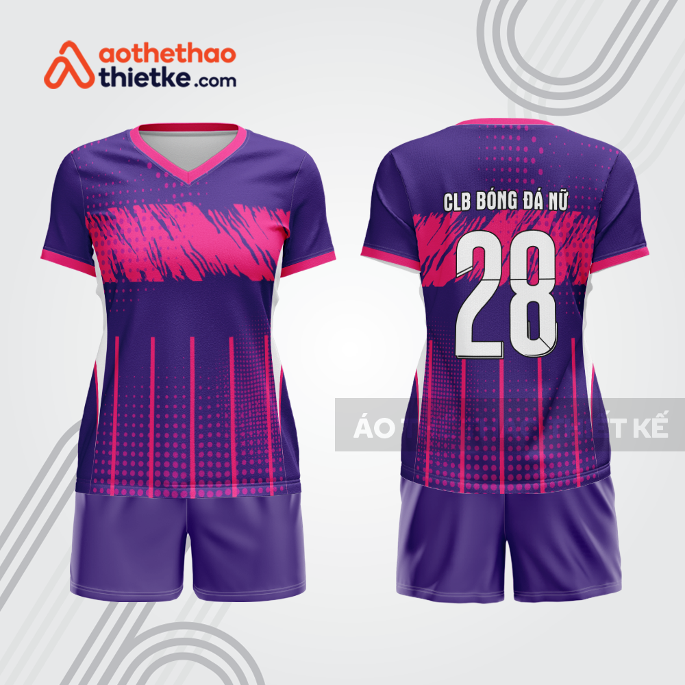 Mẫu thiết kế đồng phục đá bóng nữ đẹp bdc240