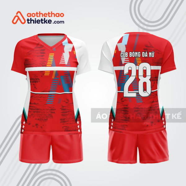 Mẫu thiết kế đồng phục đá bóng nữ đẹp bdc242