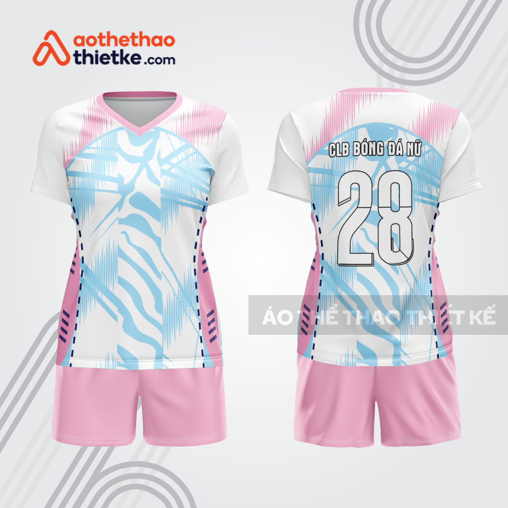 Mẫu thiết kế đồng phục đá bóng nữ đẹp bdc243