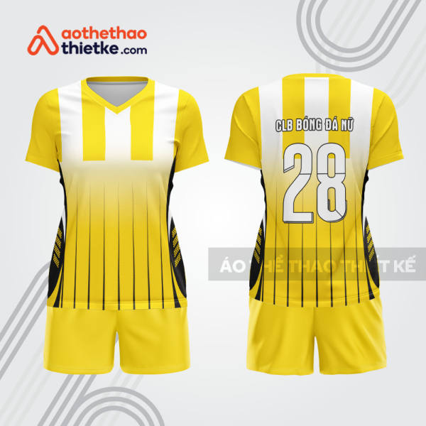 Mẫu thiết kế đồng phục đá bóng nữ đẹp bdc245
