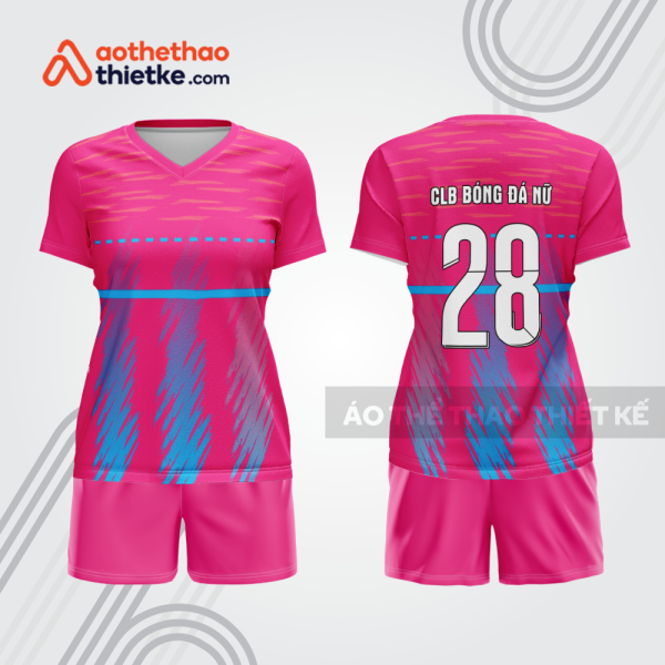 Mẫu thiết kế đồng phục đá bóng nữ đẹp bdc247