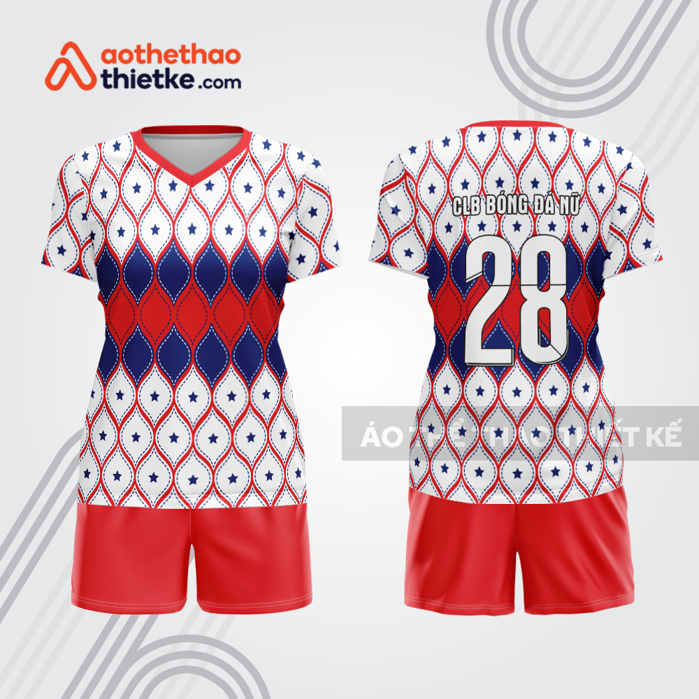 Mẫu thiết kế đồng phục bóng đá nữ đẹp bdc253
