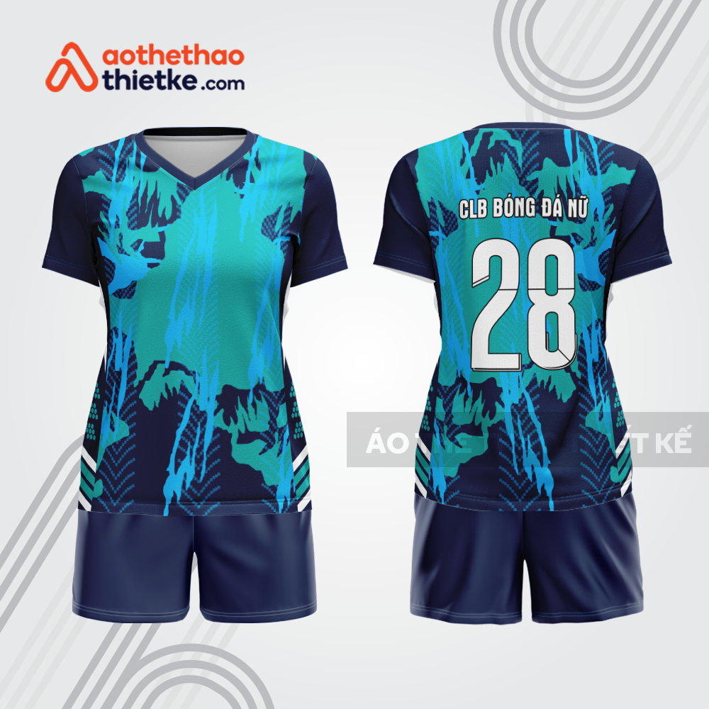 Mẫu thiết kế đồng phục bóng đá nữ đẹp bdc255