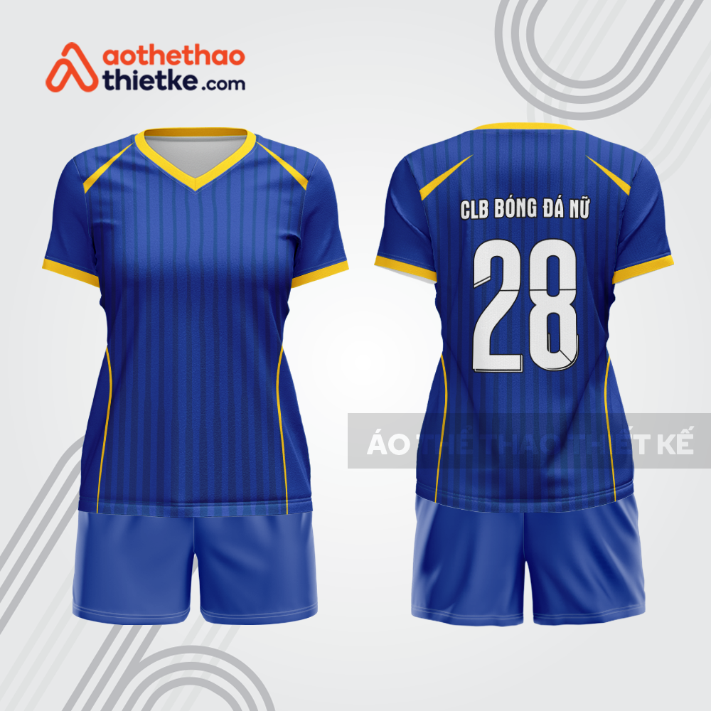 Mẫu thiết kế đồng phục bóng đá nữ đẹp bdc260