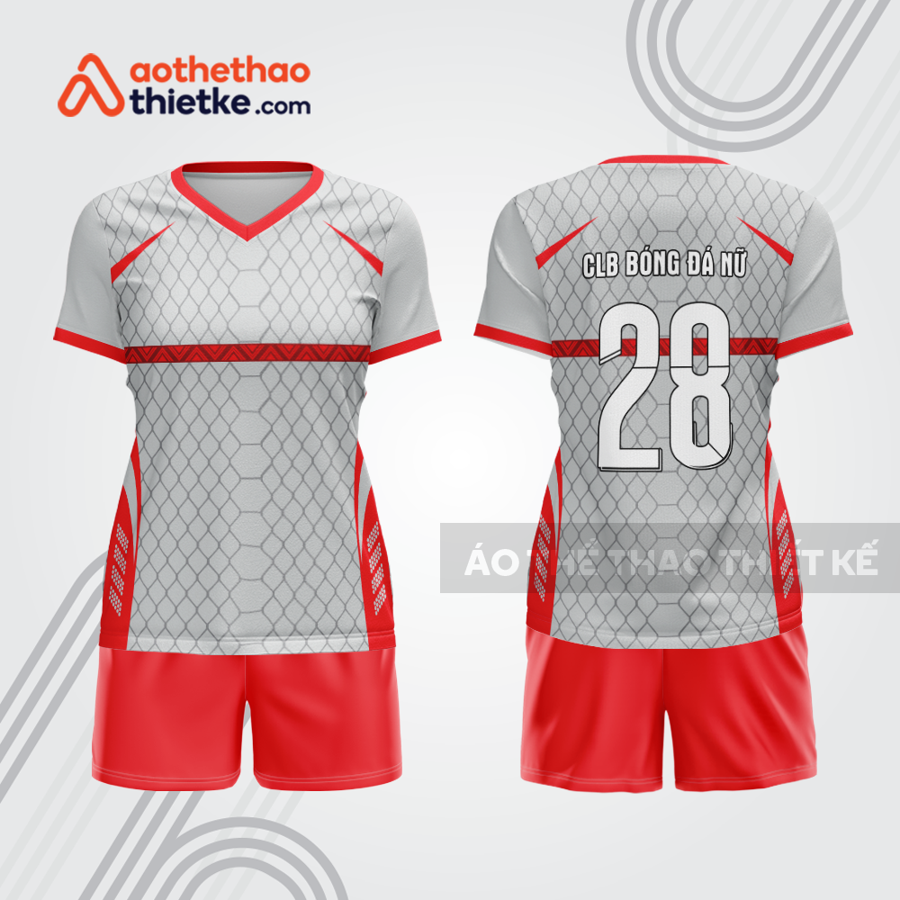 Mẫu thiết kế đồng phục bóng đá nữ đẹp bdc261