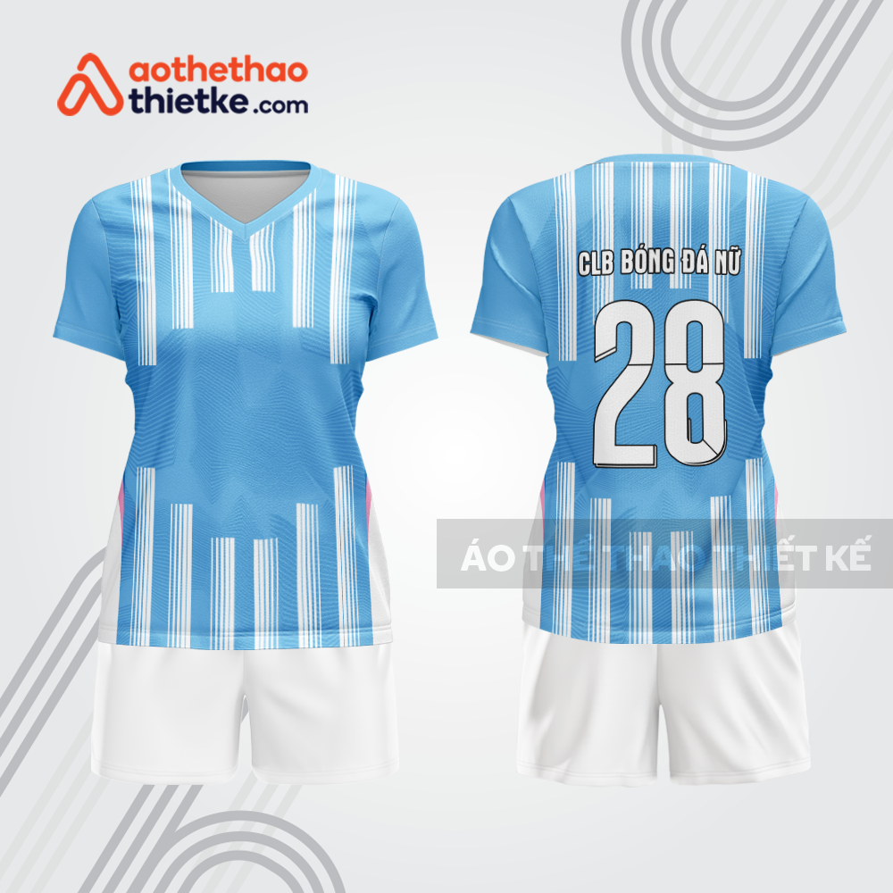 Mẫu thiết kế đồng phục bóng đá nữ đẹp bdc270