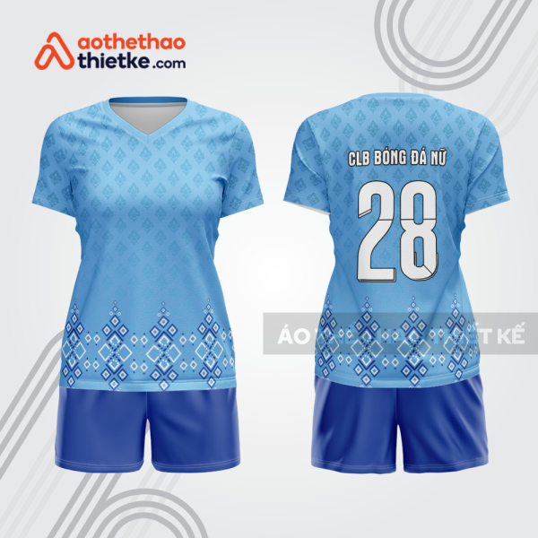 Mẫu thiết kế quần áo thể thao bóng đá nữ đẹp bdc324