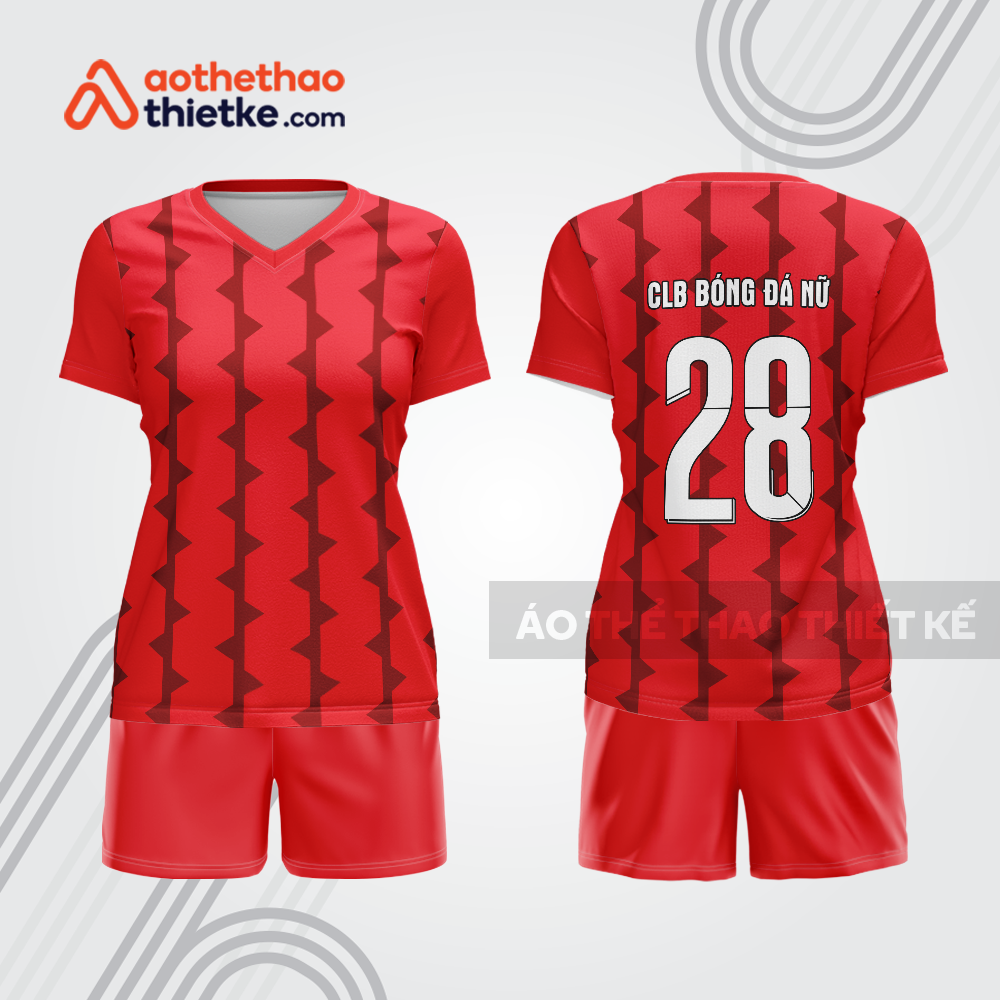 Mẫu thiết kế quần áo thể thao bóng đá nữ đẹp bdc331