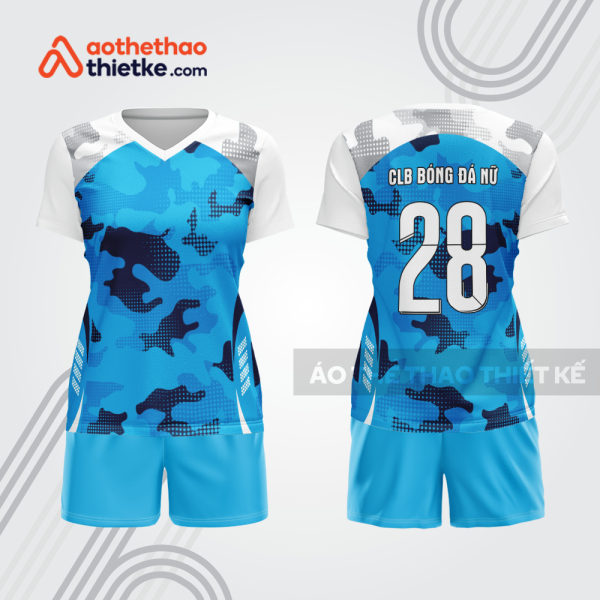 Mẫu thiết kế quần áo thể thao bóng đá nữ đẹp bdc335