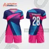 Mẫu thiết kế quần áo thể thao bóng đá nữ đẹp bdc337