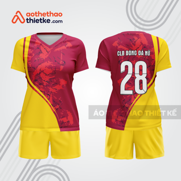 Mẫu thiết kế quần áo thể thao bóng đá nữ đẹp bdc341