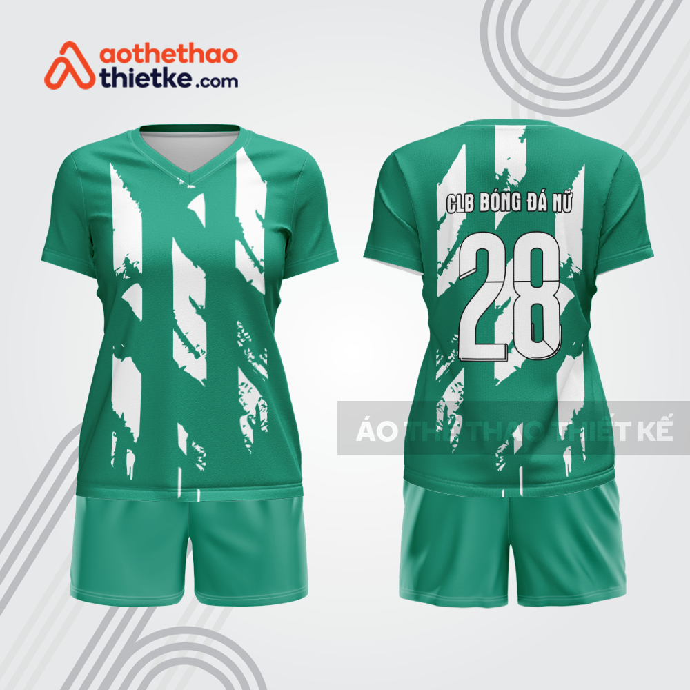 Mẫu thiết kế quần áo thể thao bóng đá nữ đẹp bdc345