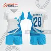 Mẫu thiết kế quần áo thể thao bóng đá nữ đẹp bdc347