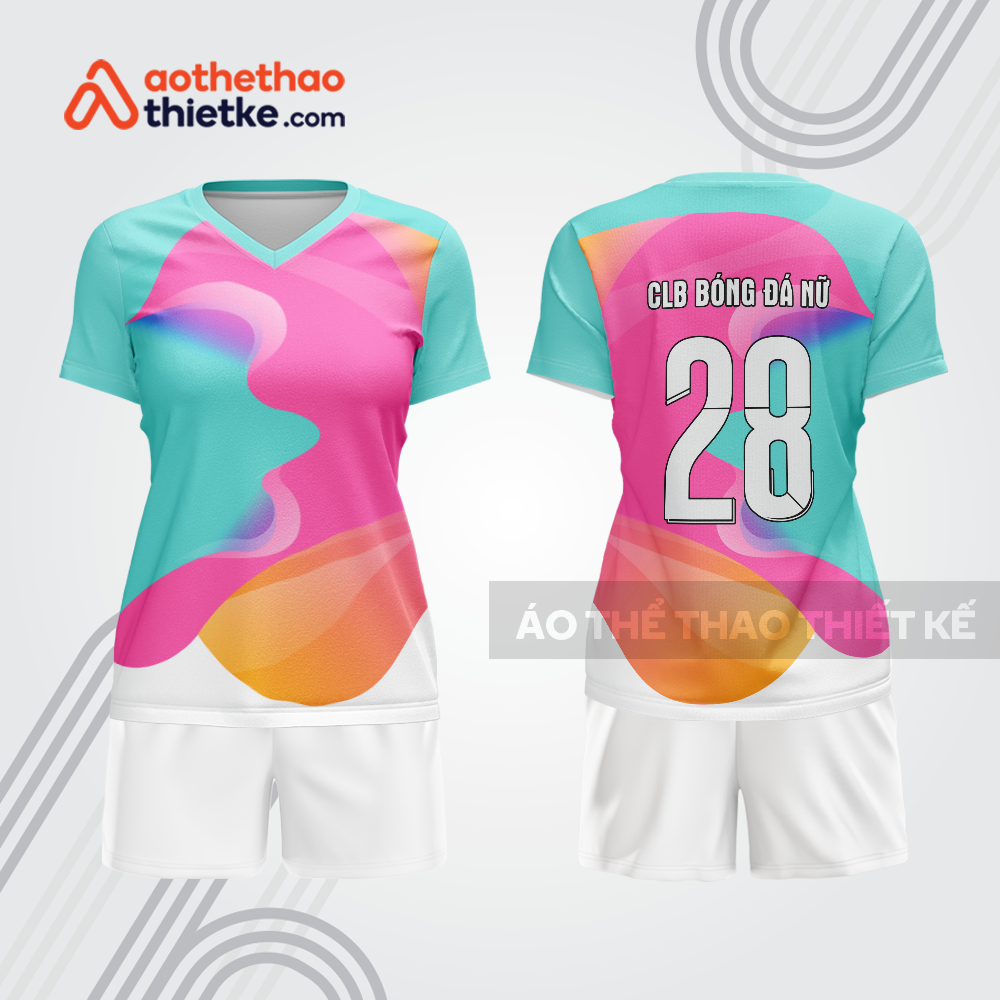 Mẫu thiết kế quần áo thể thao bóng đá nữ đẹp bdc349