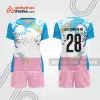 Mẫu quần áo bóng đá nữ bdc351 xanh hồng