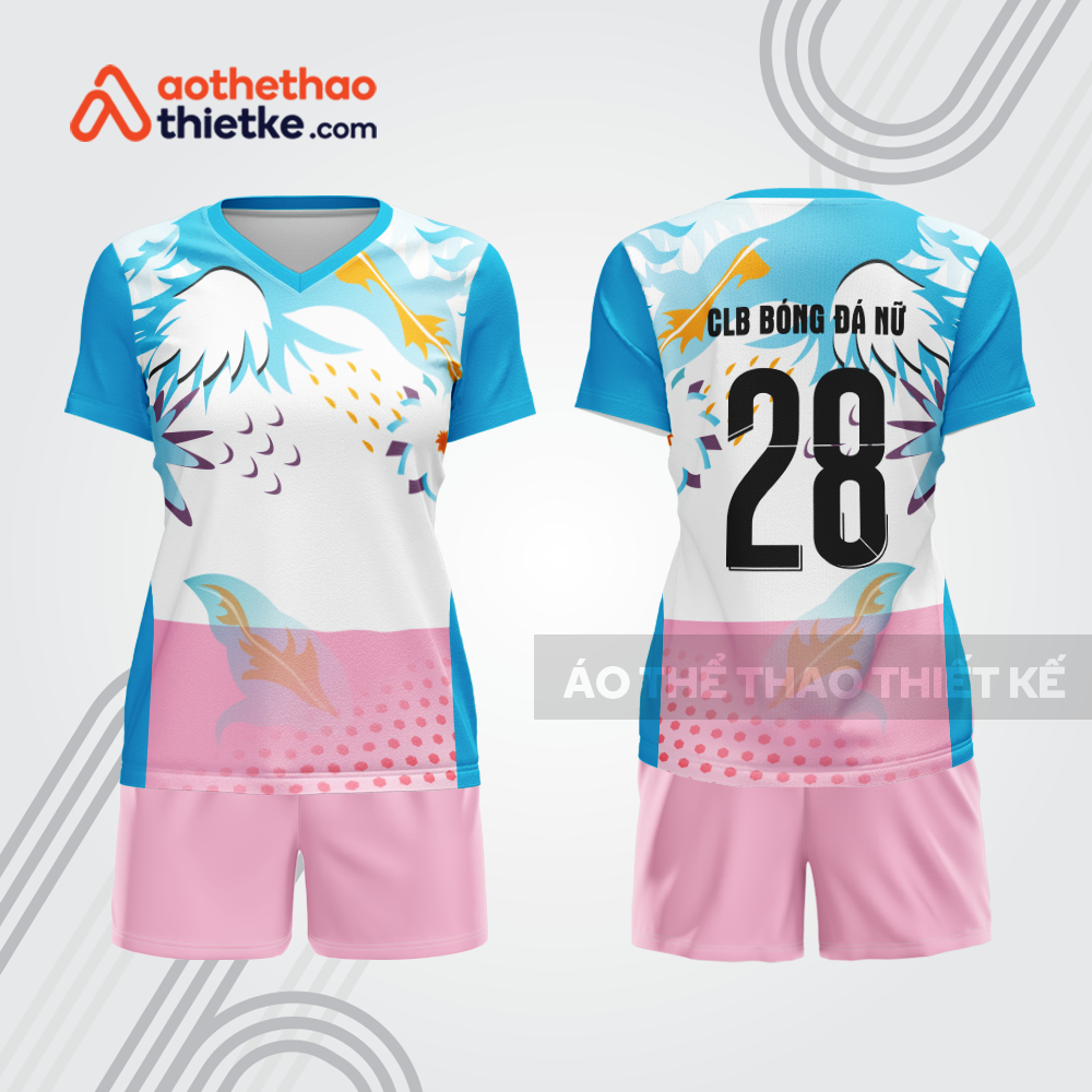 Mẫu thiết kế quần áo thể thao bóng đá nữ đẹp bdc351