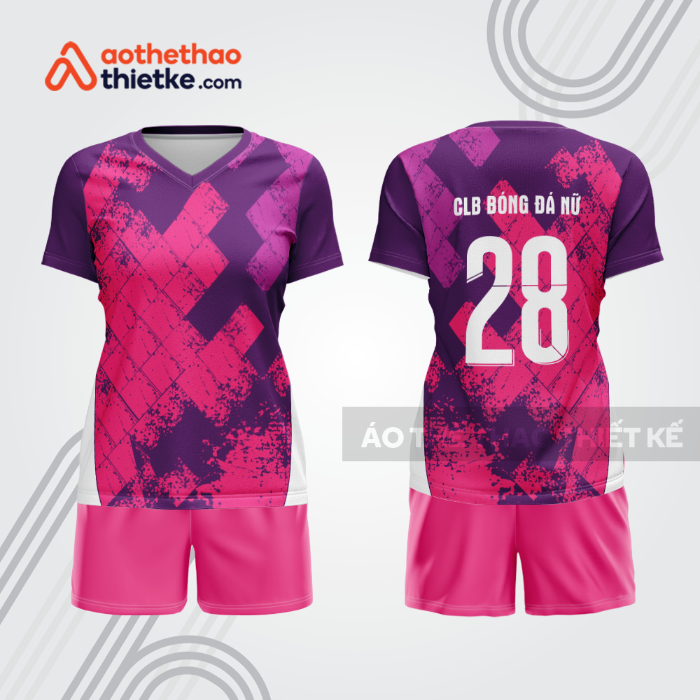 Mẫu thiết kế quần áo thể thao bóng đá nữ đẹp bdc353