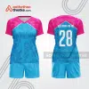 Mẫu quần áo bóng đá nữ bdc354 xanh hồng