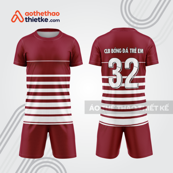 Mẫu thiết kế quần áo bóng đá trẻ em đẹp bdd13