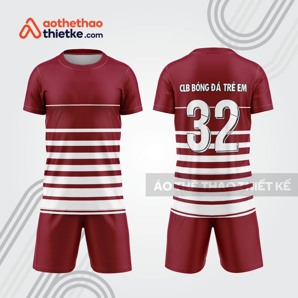 Mẫu thiết kế quần áo bóng đá trẻ em đẹp bdd13