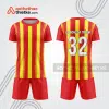 Đồng phục bóng đá trẻ em bdd149 màu đỏ vàng