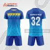 Bộ quần áo bóng đá trẻ em bdd18 màu xanh dương