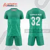 Bộ quần áo bóng đá trẻ em màu xanh ngọc bdd19