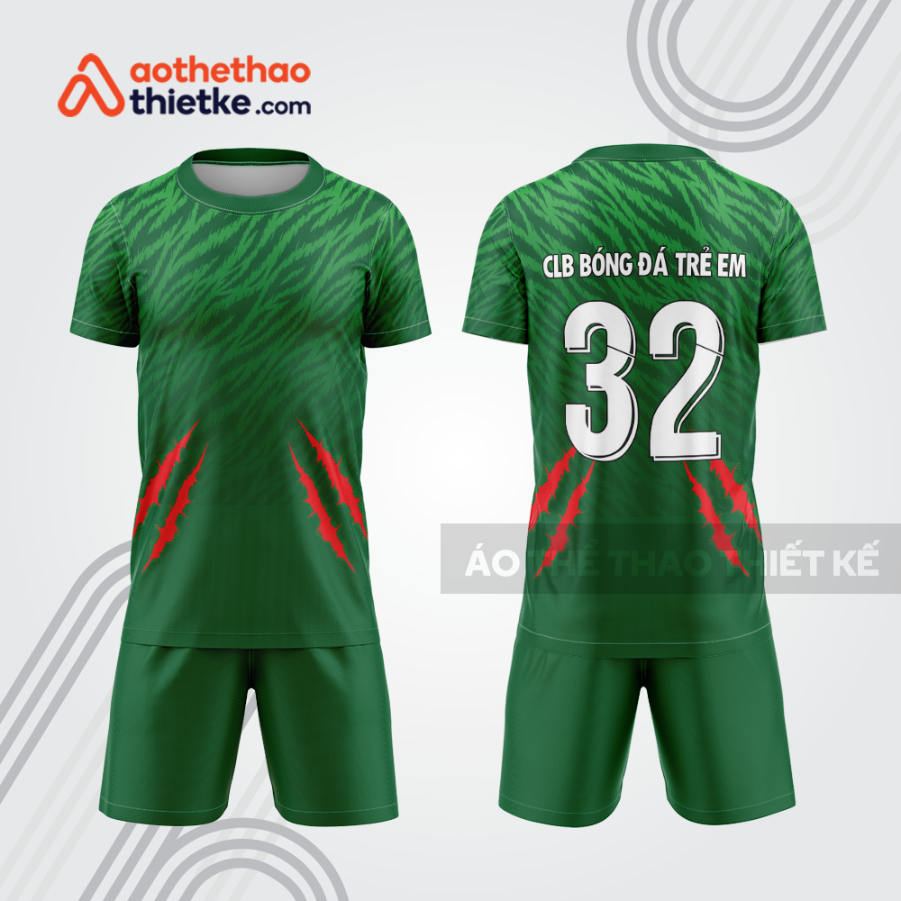 Mẫu thiết kế quần áo bóng đá trẻ em đẹp bdd22