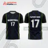 Mẫu thiết kế áo t-shirt warm up bóng rổ đẹp brb6