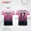 Mẫu thiết kế áo t-shirt khởi động bóng rổ đẹp brb69