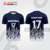 Mẫu thiết kế áo t-shirt khởi động bóng rổ đẹp brb70