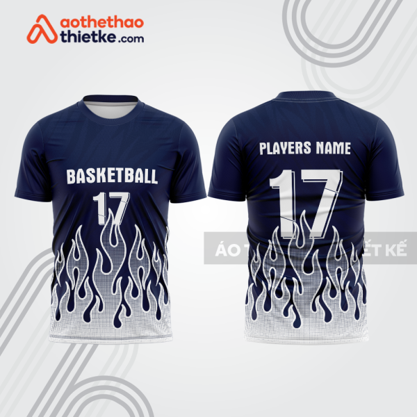 Mẫu thiết kế áo t-shirt khởi động bóng rổ đẹp brb70