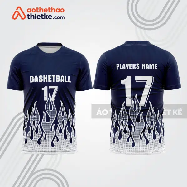 Mẫu thiết kế áo t-shirt khởi động bóng rổ đẹp brb70