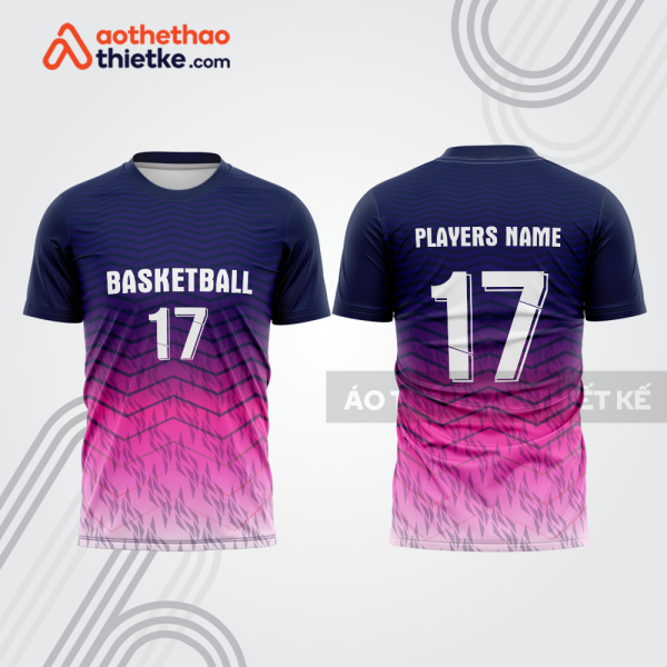 Mẫu thiết kế áo t-shirt khởi động bóng rổ đẹp brb71