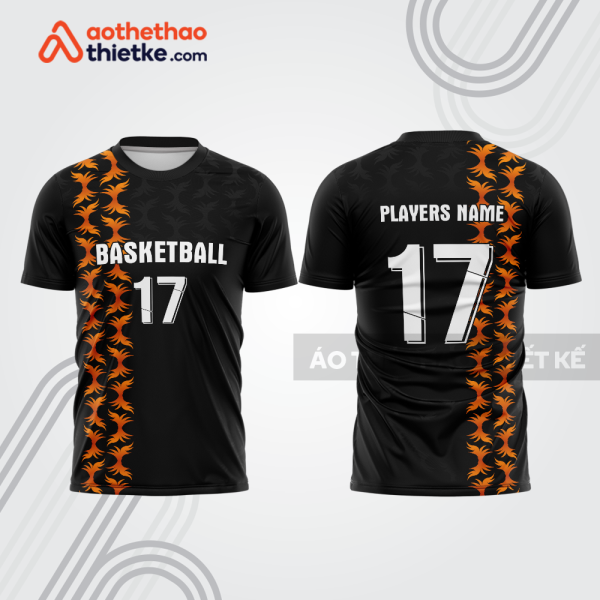 Mẫu thiết kế áo t-shirt khởi động bóng rổ đẹp brb75