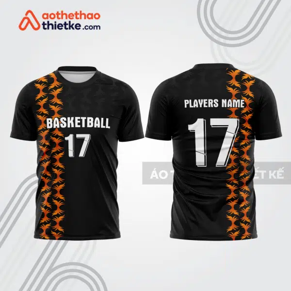 Mẫu thiết kế áo t-shirt khởi động bóng rổ đẹp brb75