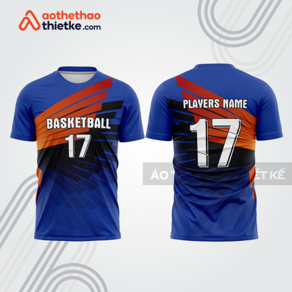 Mẫu thiết kế áo t-shirt khởi động bóng rổ đẹp brb82